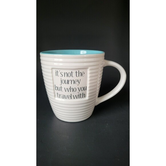 The old pottery Company Other - The Old Pottery Company Ceramic Large 22 oz  Coffee Mug "It's not the Journey "